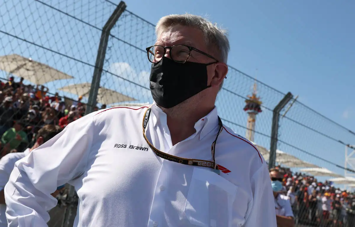 F1 managing director of motorsports Ross Brawn on the grid. USA October 2021.