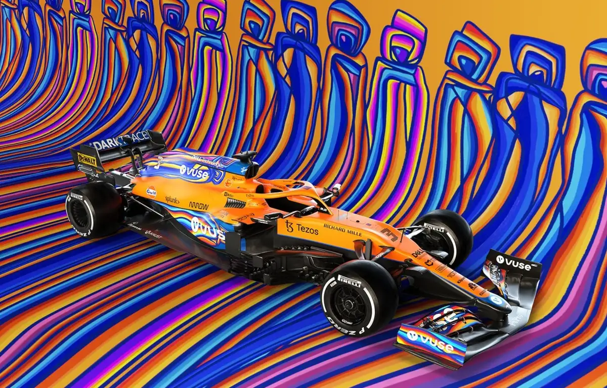 McLaren's special Vuse livery.