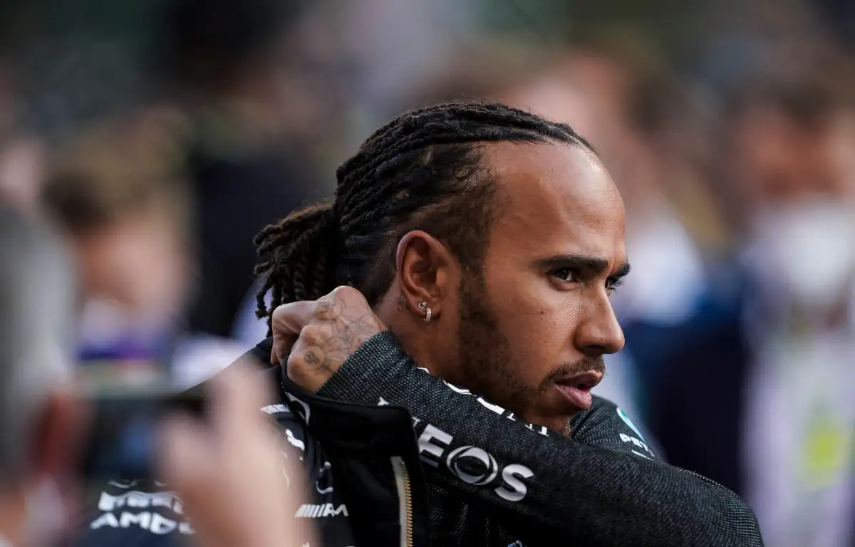 Lewis Hamilton pre-race. Abu Dhabi December 2021