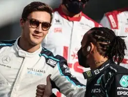 Russell urged not to try and ‘knock spots off’ Hamilton