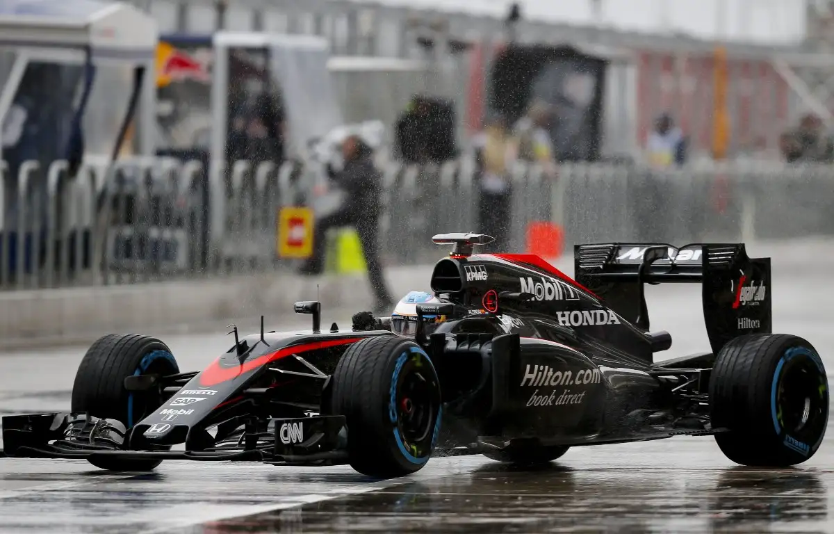 Fernando Alonso driving for McLaren. United States, October 2015.