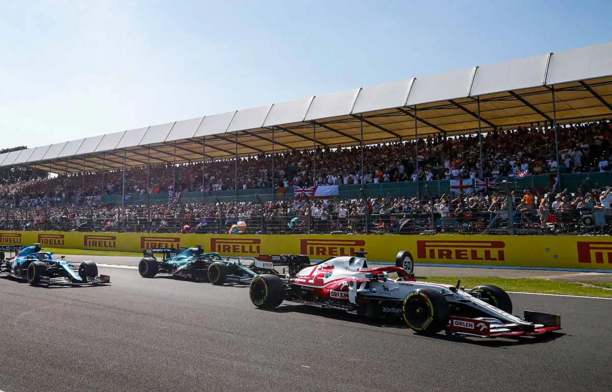 The start of the British Grand Prix. Silverstone July 2021.