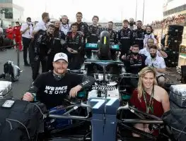 Bottas reveals his farewell gift from Mercedes