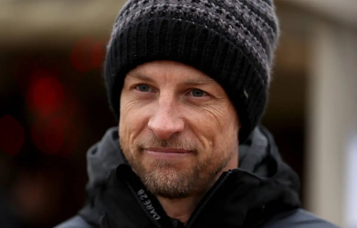 Jenson Button at an Extreme E event. Dorset December 2021.