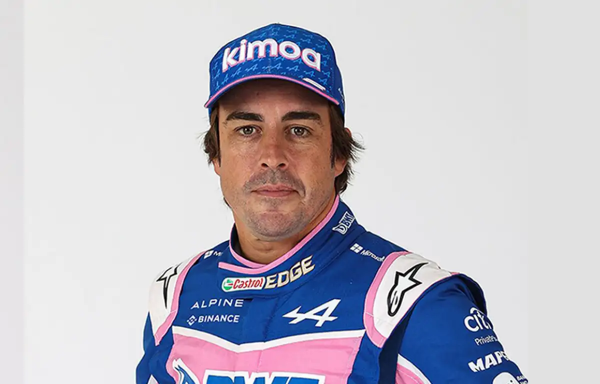Fernando Alonso in new Alpine race suit. February 2022