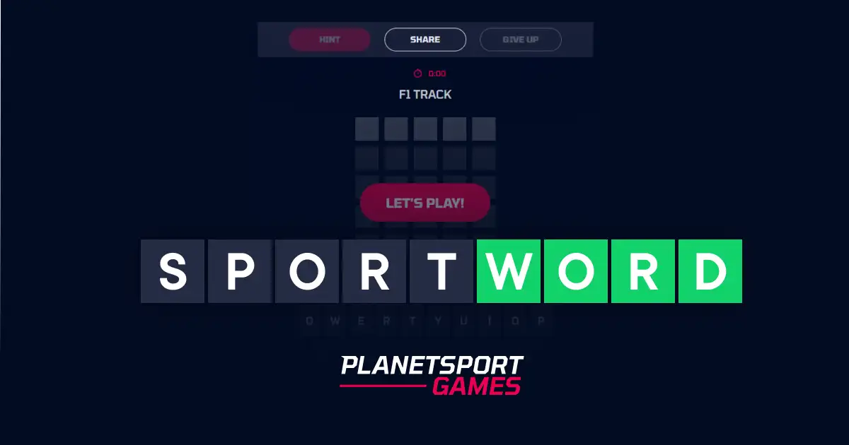 Sportword: Planet Sport で毎日の F1 単語ゲームをプレイしましょう