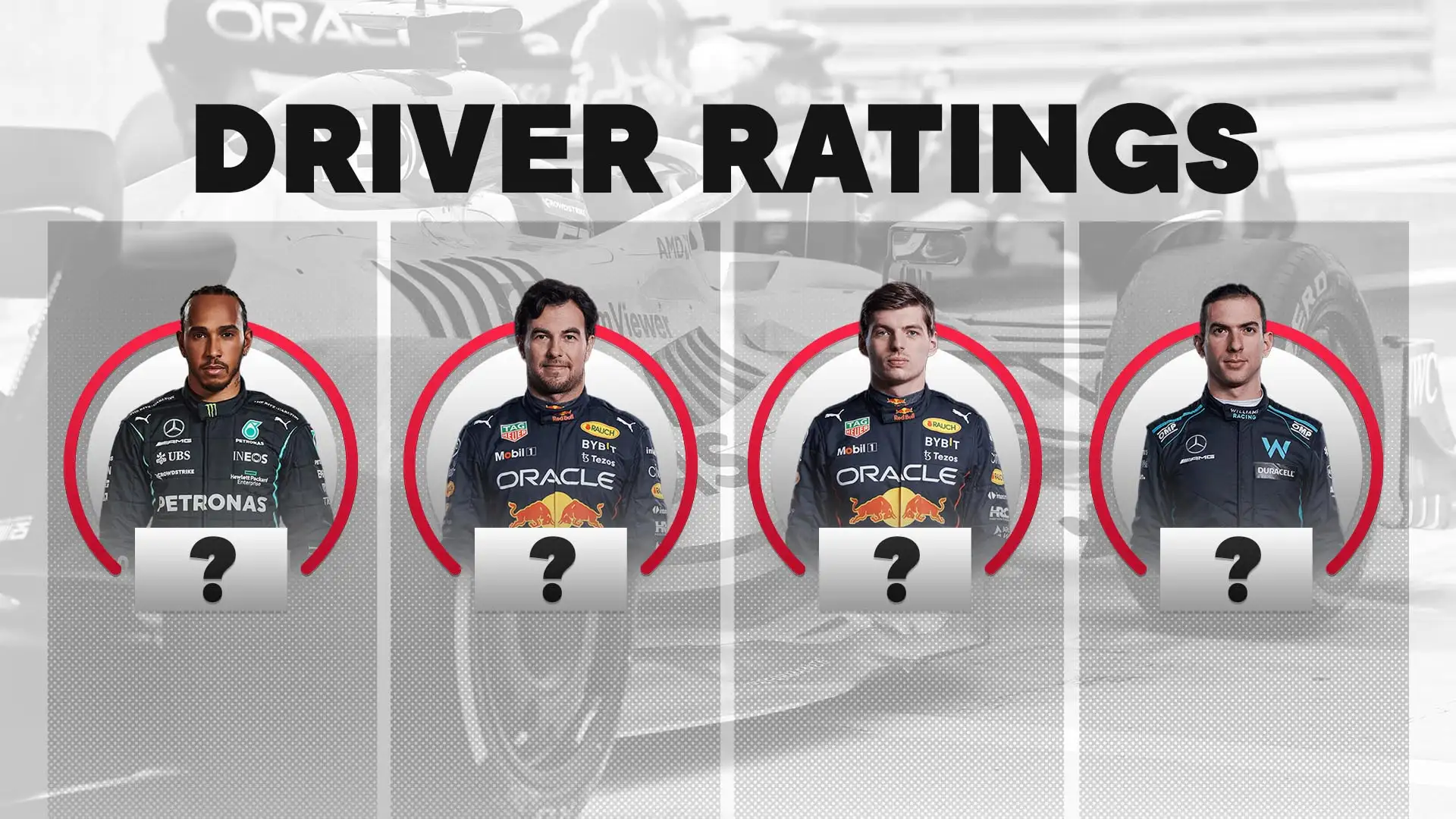 Driver ratings for the Saudi Arabian Grand Prix