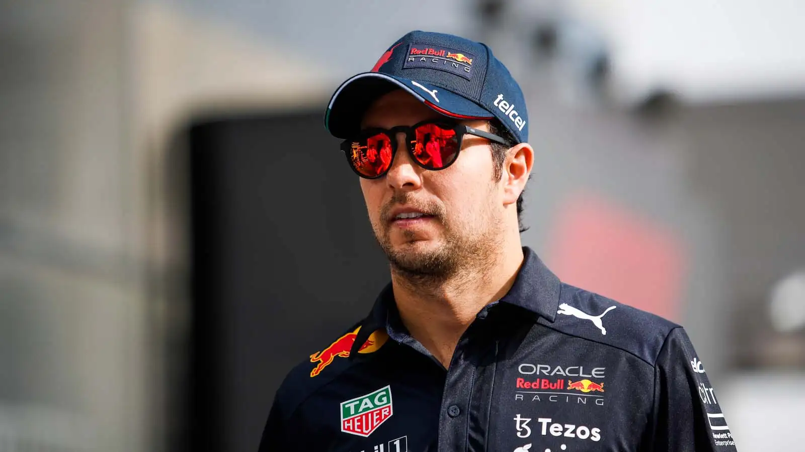 Red Bull driver Sergio Perez. Saudi Arabia March 2022.