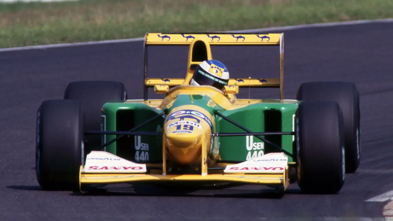 Michael Schumacher driving the Benetton B192. Hockenheim, July 1992