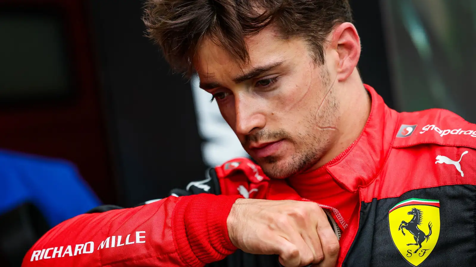 Charles Leclerc 'lost the brakes' when crashing legendary Ferrari