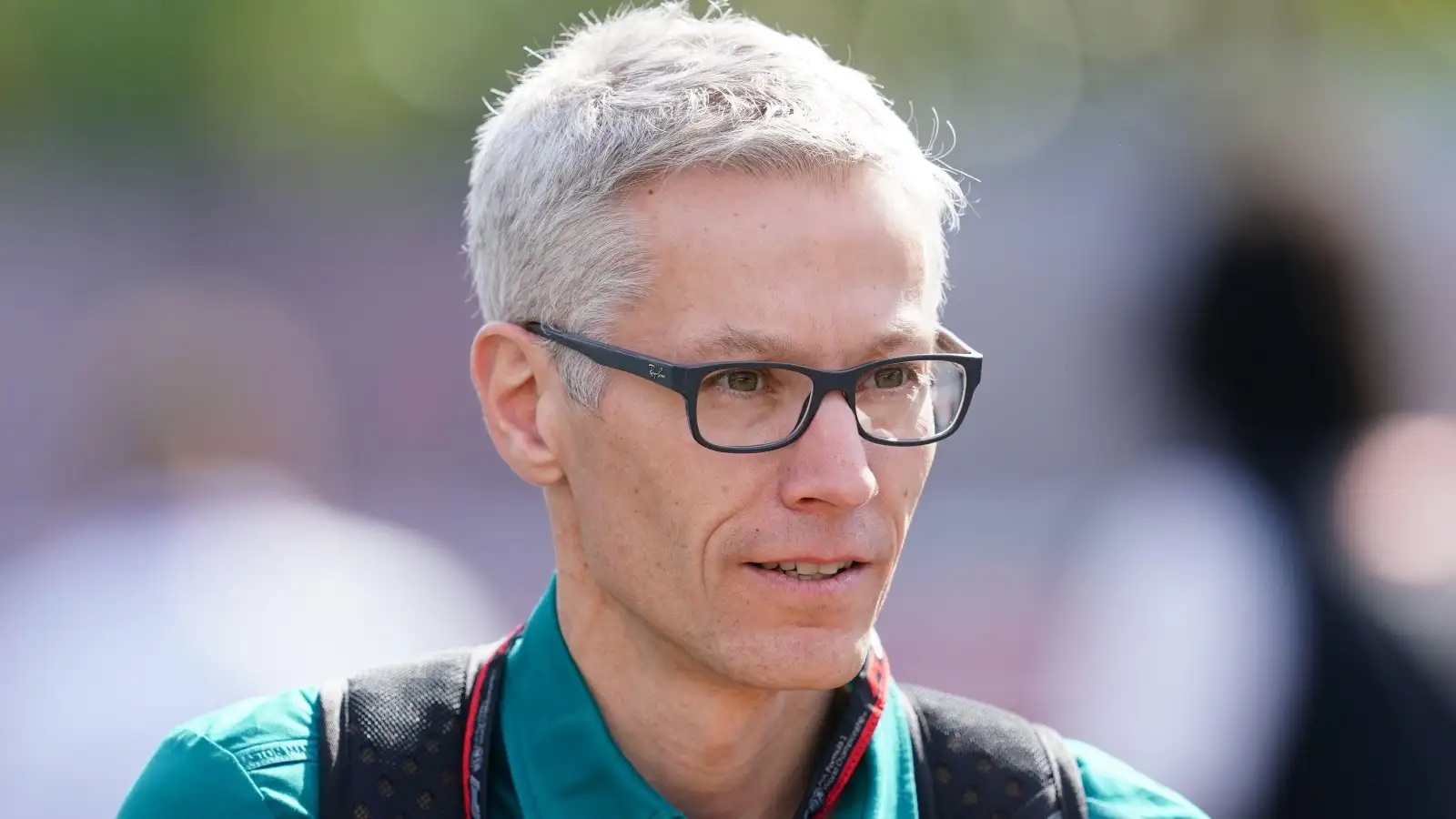 Aston Martin team boss Mike Krack in the Imola paddock. Italy, April 2022.