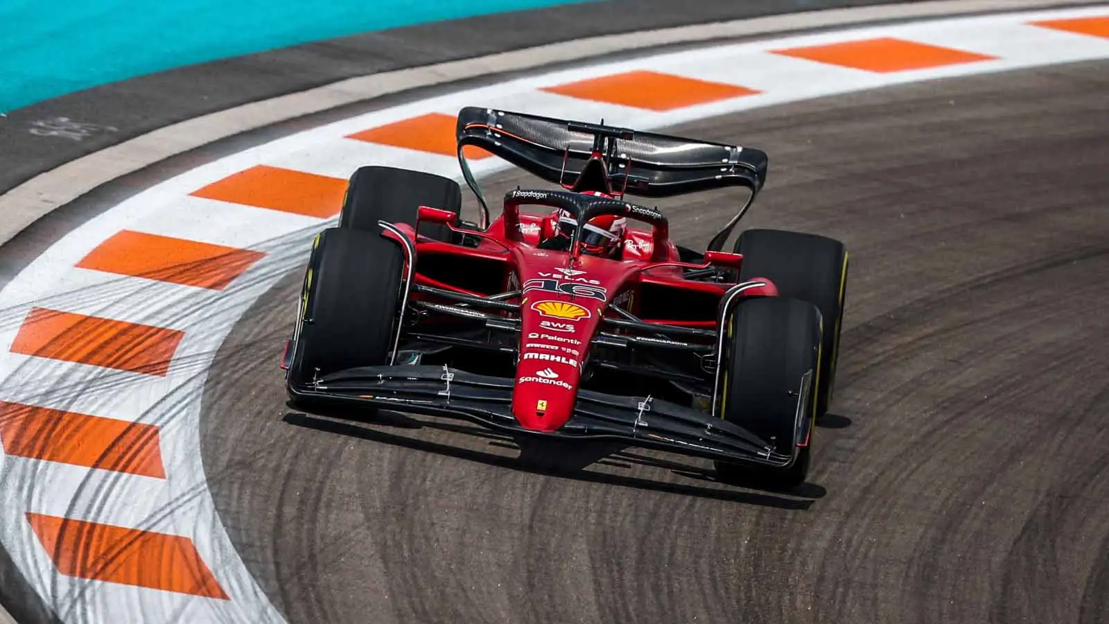 Charles Leclerc in FP1. Miami GP May 2022.