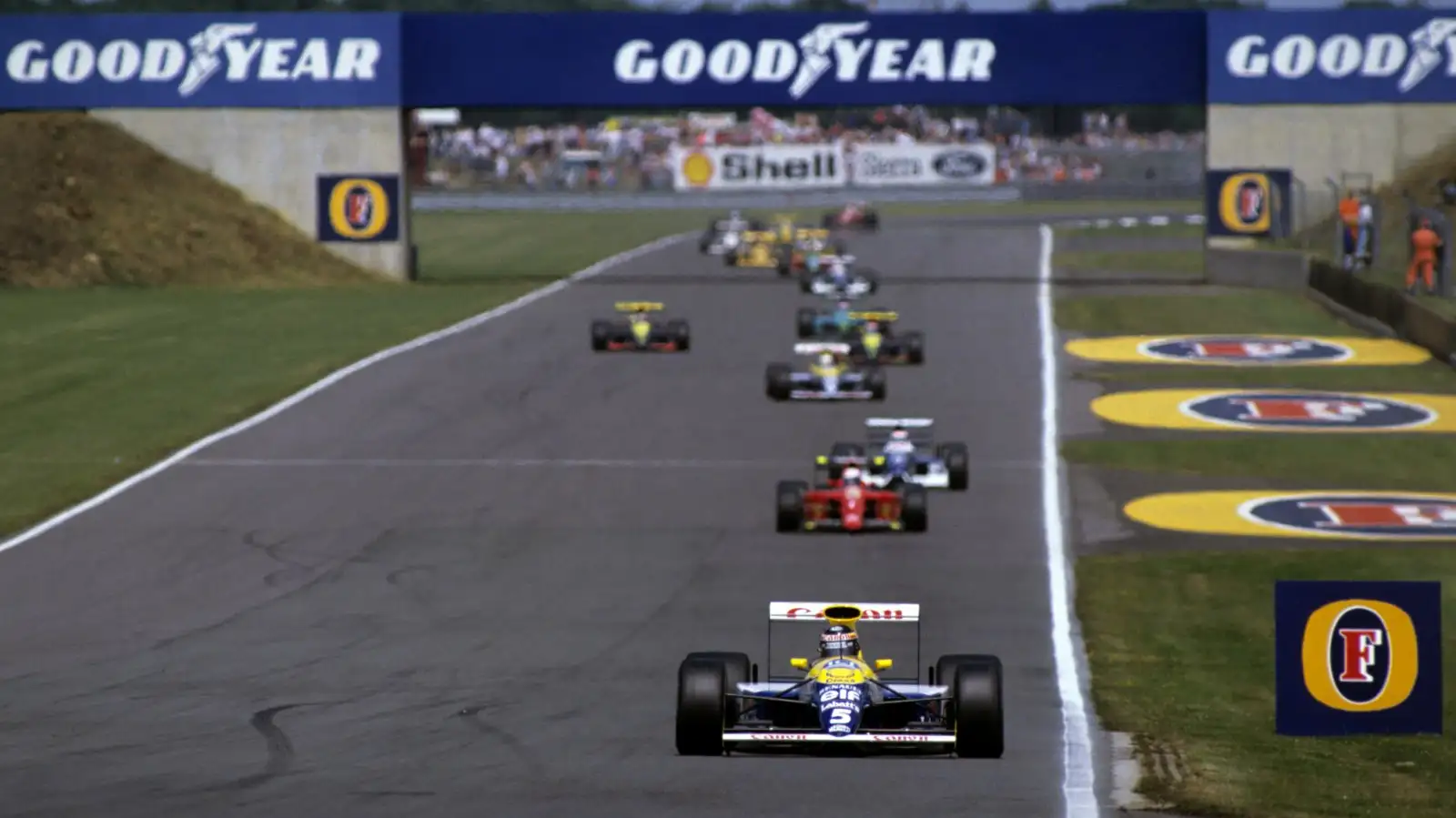1990 British Grand Prix, Silverstone, 15th July 1990