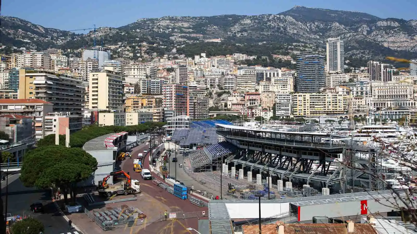 摩纳哥大奖赛F1天际线。4月2022.
