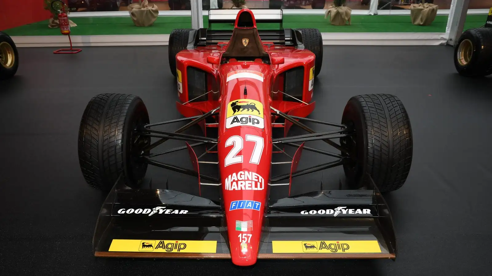 The Ferrari 412 T2 car, the teams challenger for the 1995 season.