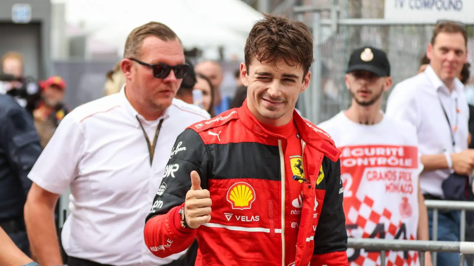Charles Leclerc after Monaco GP qualifying. Monte Carlo May 2022.