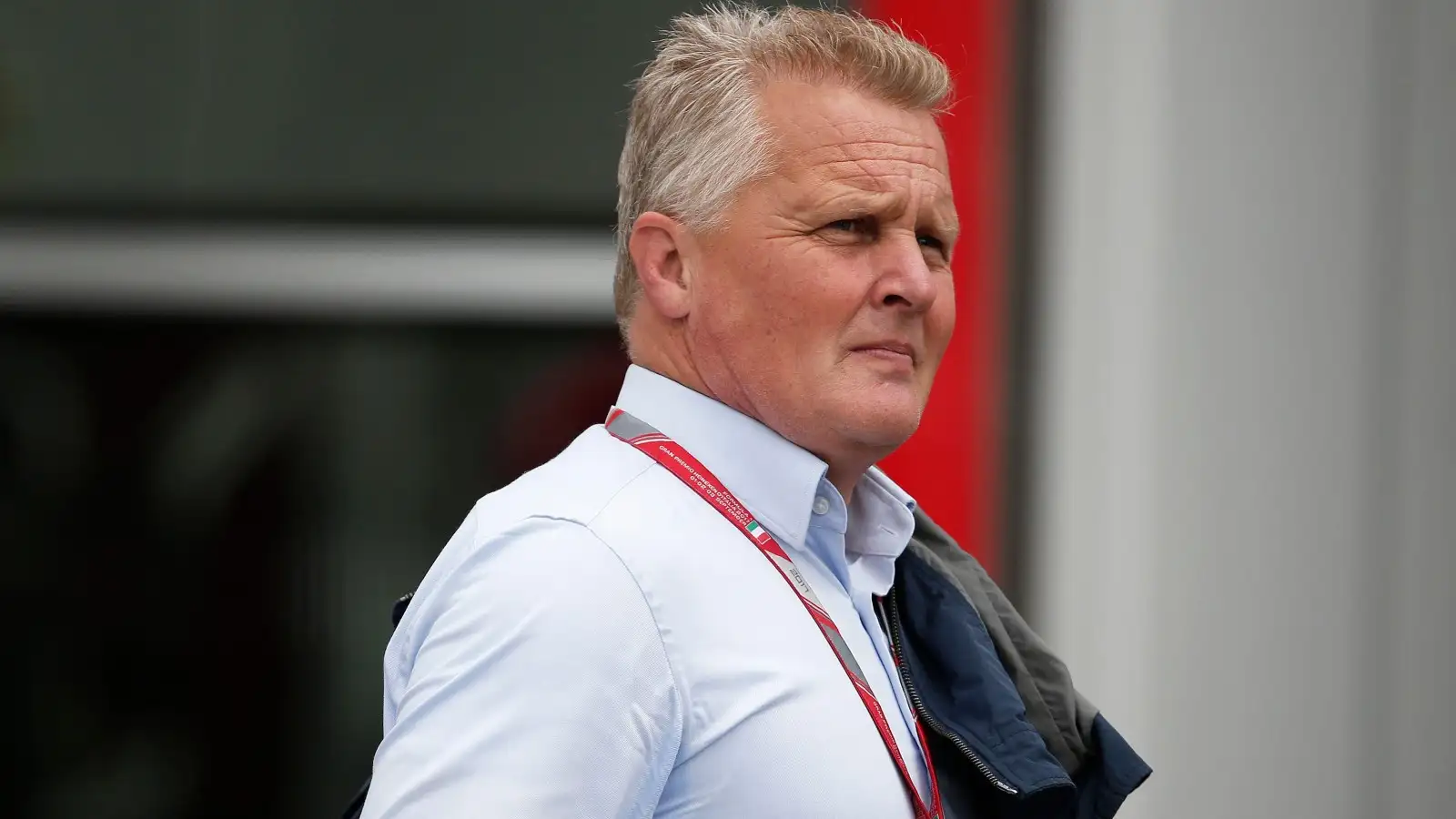 Johnny Herbert in the Formula 1 paddock. Italy, September 2017.