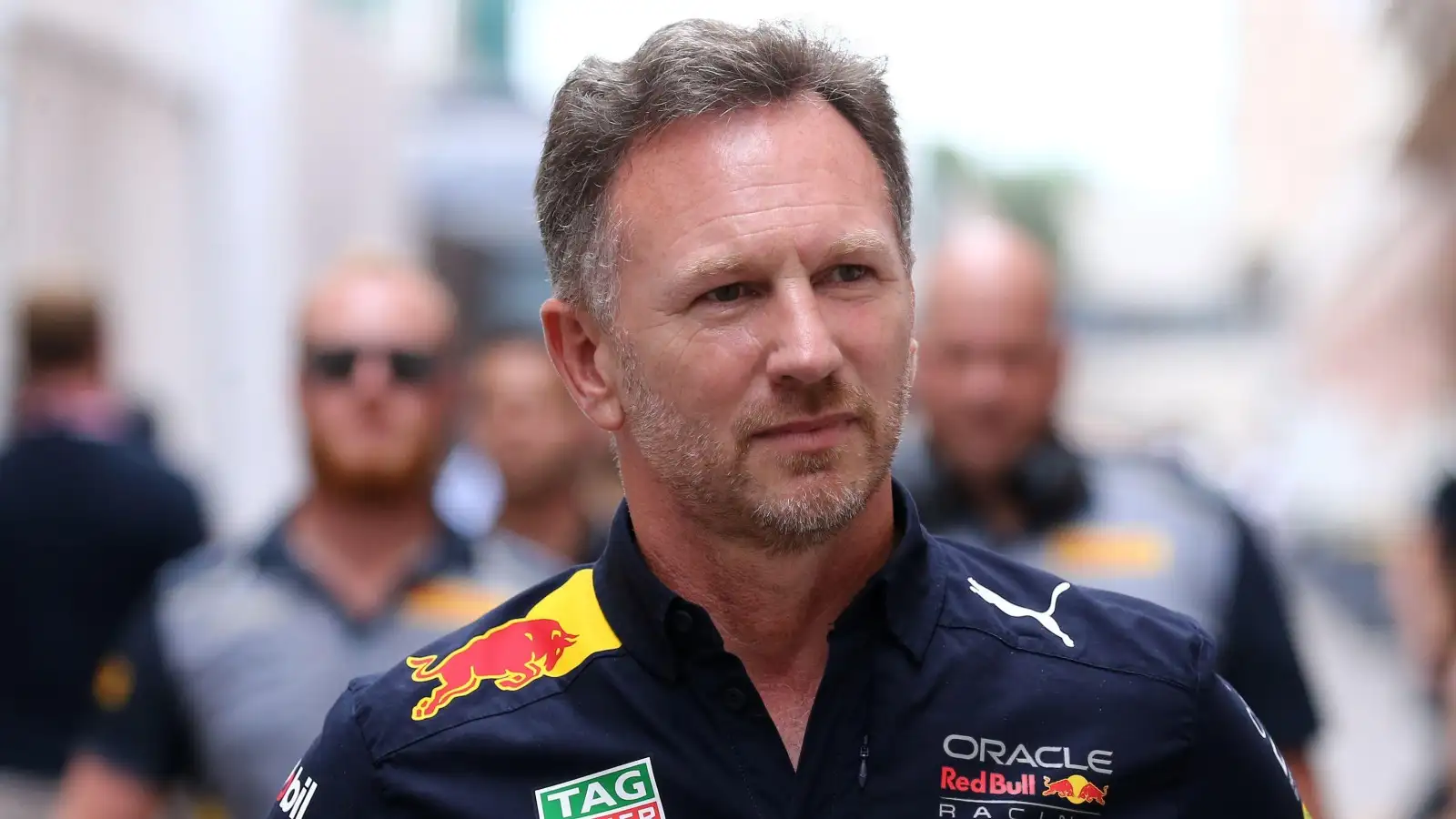 Christian Horner arriving at the track. Monaco, May 2022.