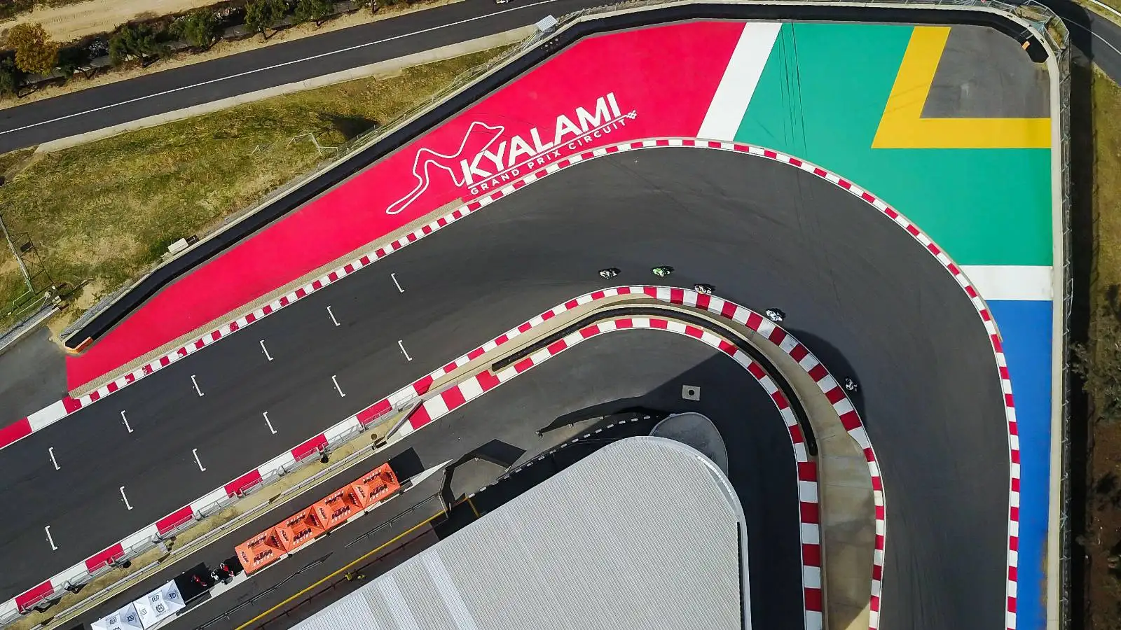 A view from above of Kyalami. South African GP venue, May 2017.