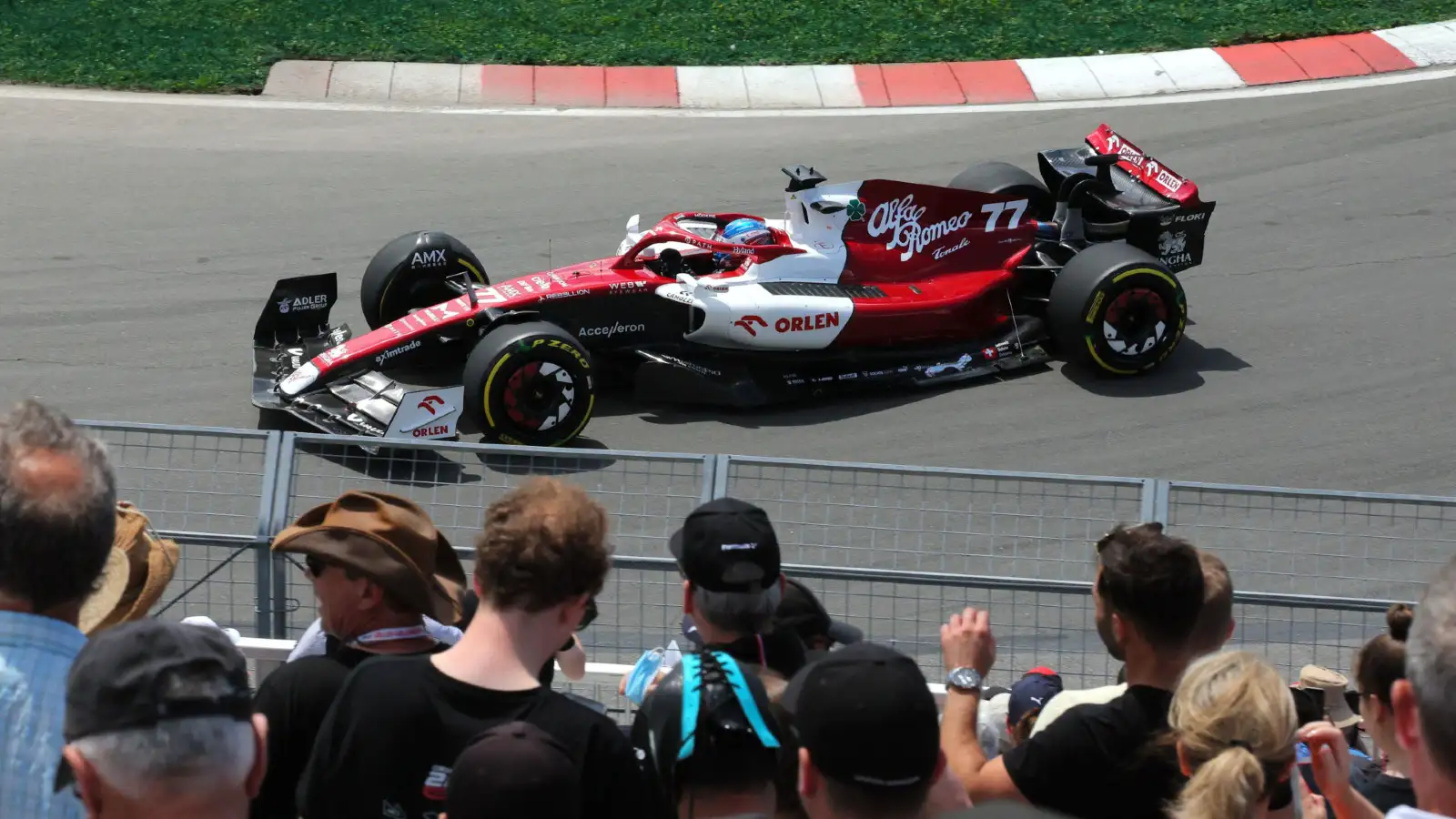 Alfa Romeo's Valtteri Bottas during Canadian Grand Prix. Montreal, June 2022.