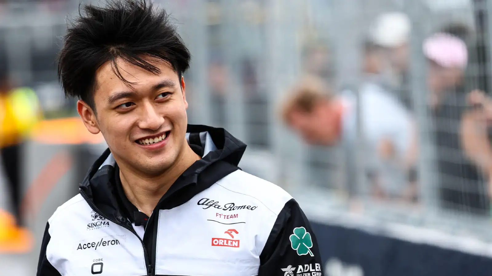 Alfa Romeo driver Zhou Guanyu at the Canadian Grand Prix. Montreal, June 2022.