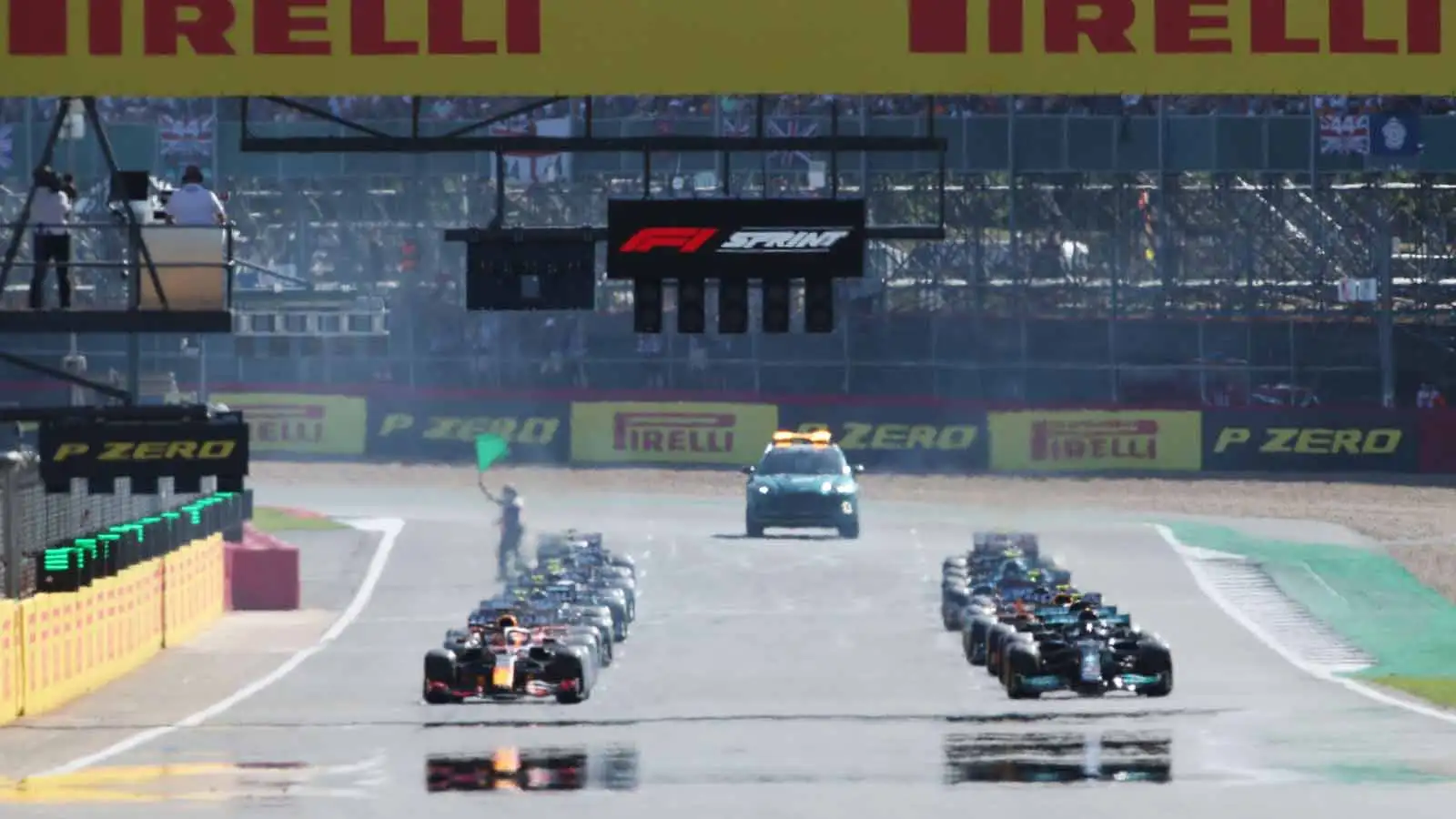 The start of the British Grand Prix. Silverstone July 2021.