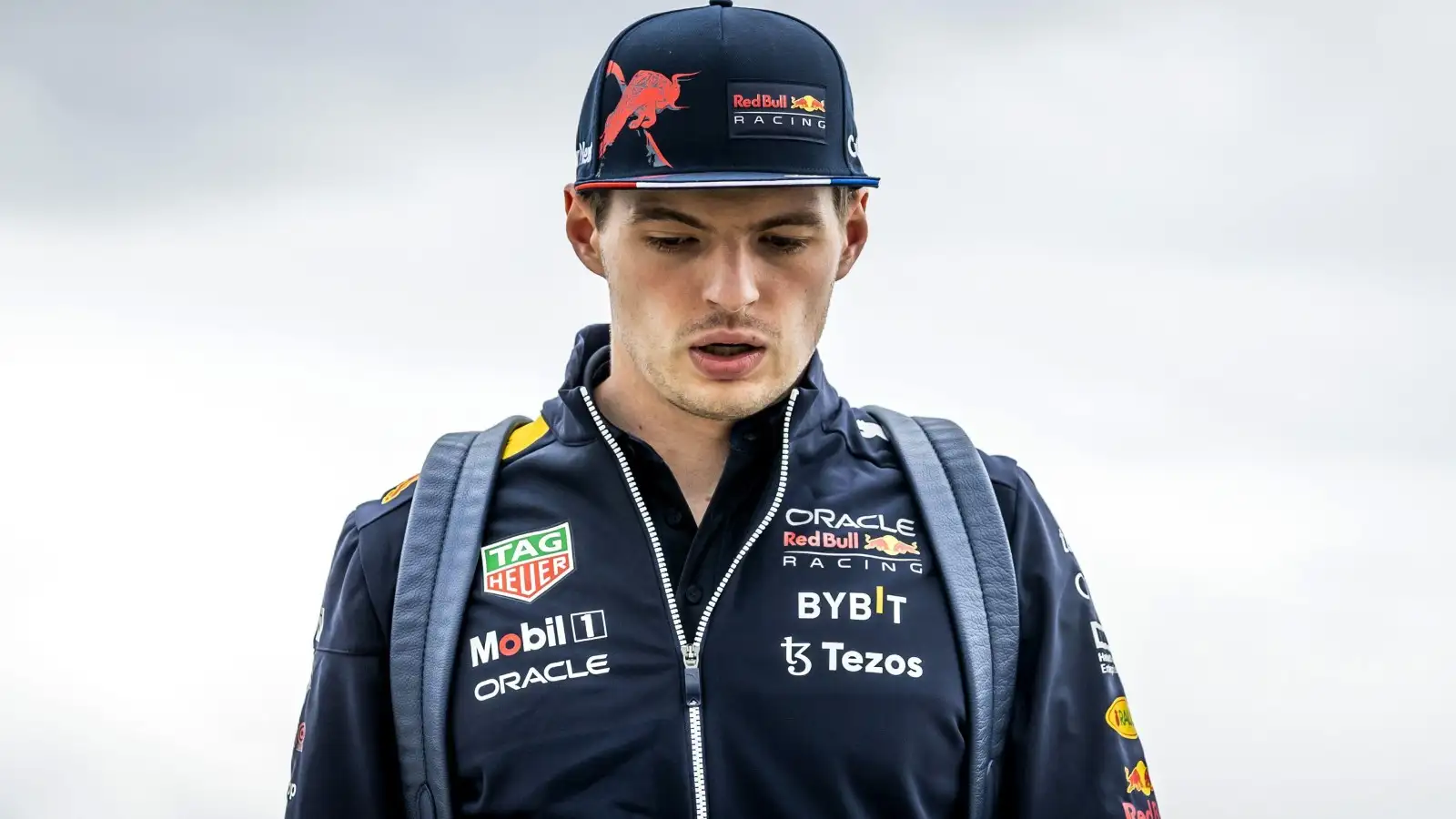 Max Verstappen, Red Bull, in the Silverstone paddock. England, June 2022.