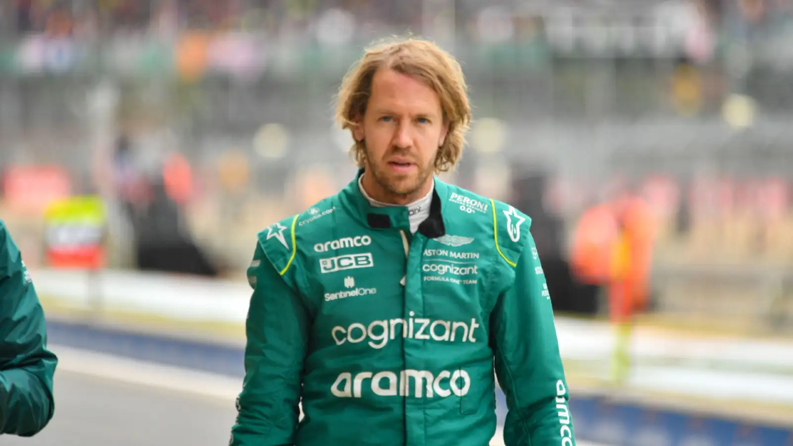 Aston Martin's Sebastian Vettel during the Austrian Grand Prix weekend. Spielberg, July 2022.