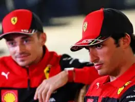 Does Carlos Sainz benefit from Ferrari pressure being on Charles Leclerc?