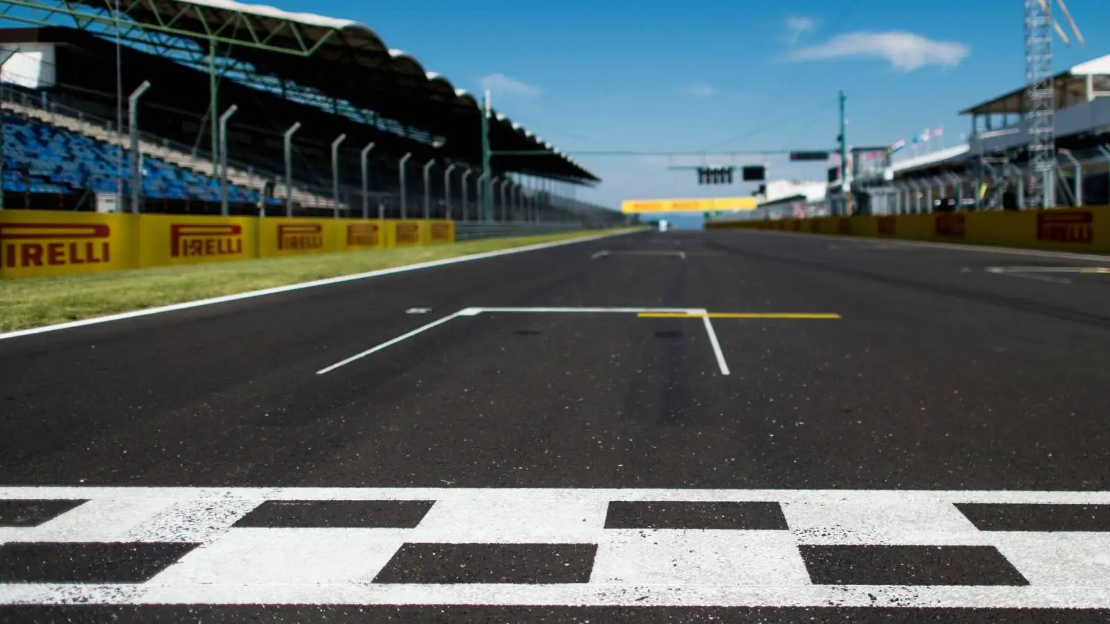 The start line at the Hungaroring. Hungary, July 2016.