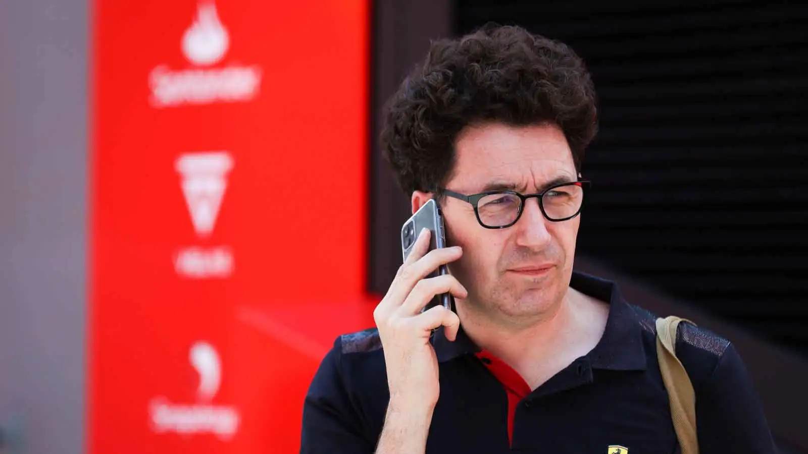 Ferrari team boss Mattia Binotto. Hungary July 2022.