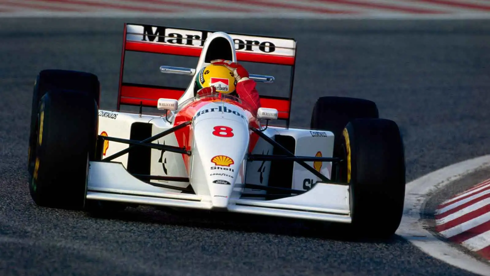 Ayrton Senna during the Japanese Grand Prix. Suzuka 1993 F1 quiz