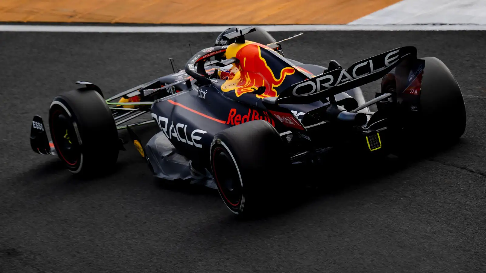 Red Bull's Max Verstappen on track at the Dutch Grand Prix. Zandvoort, September 2022.
