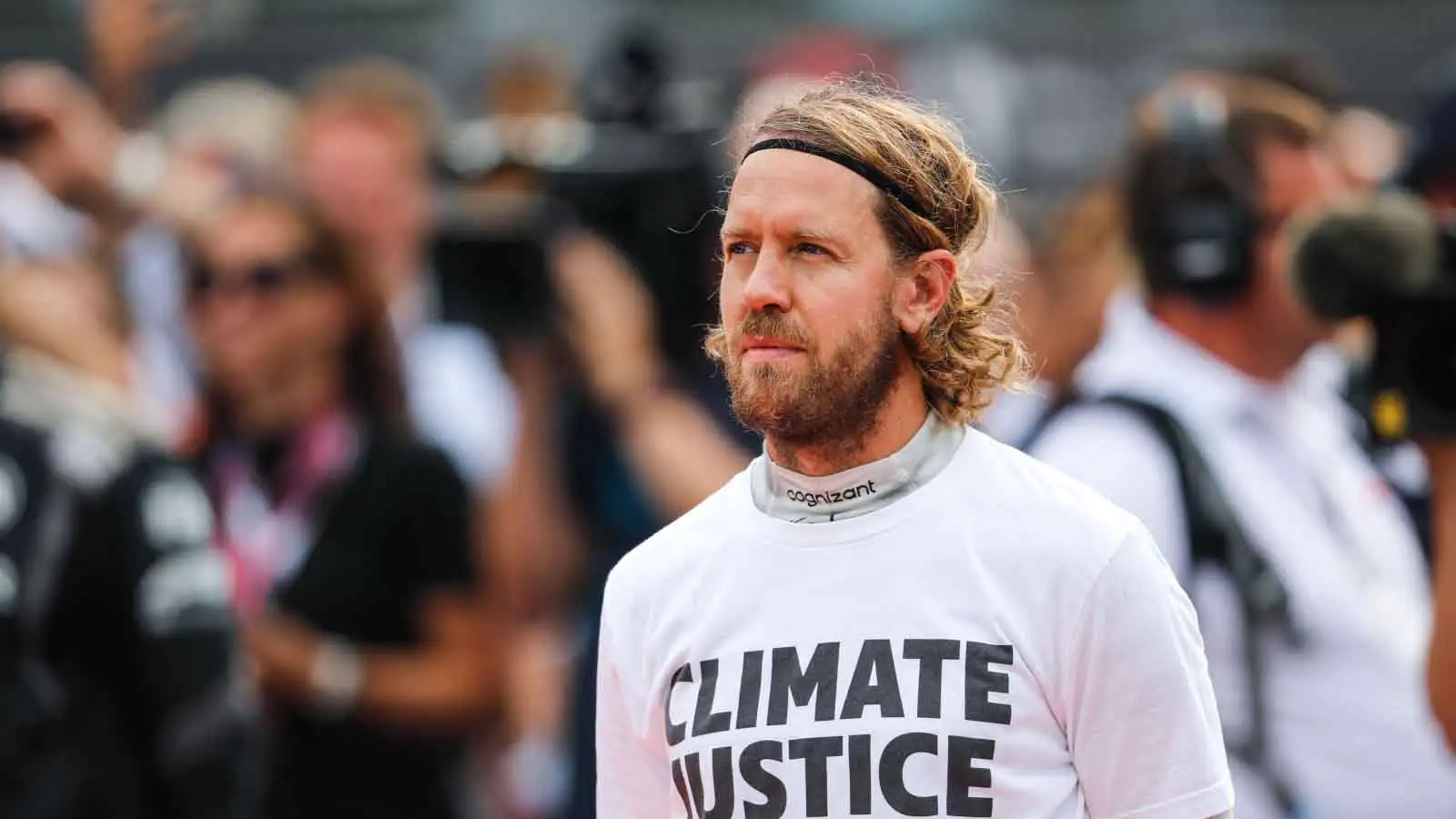 Sebastian Vettel on the grid. Zandvoort September 2022.