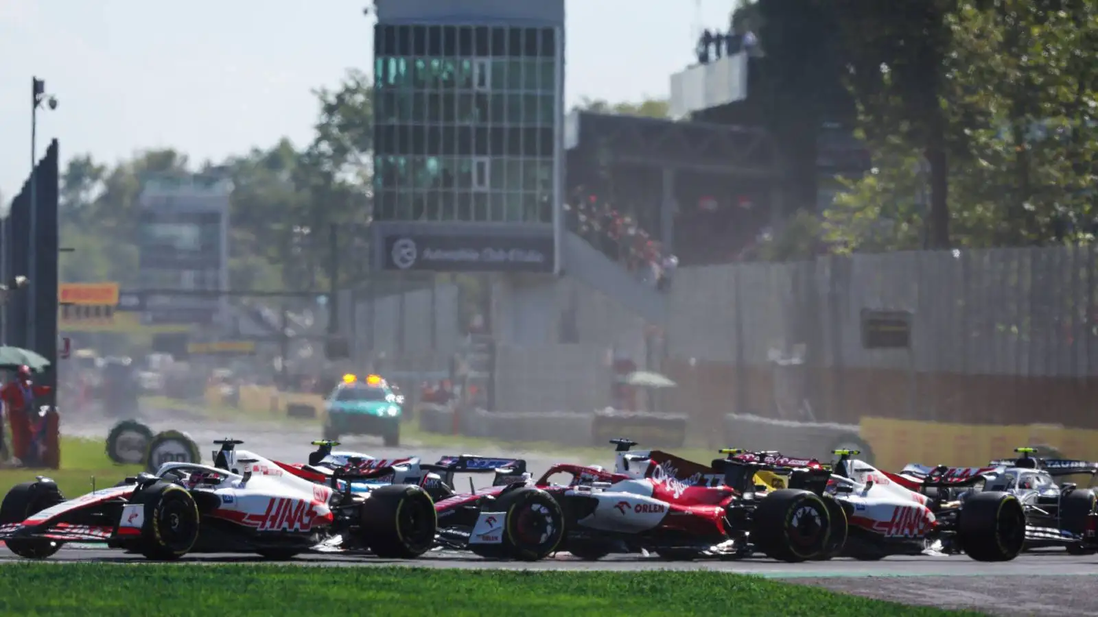 Valtteri Bottas explains why he dropped to last place on opening lap at Monza