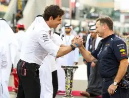 Toto Wolff jokes Christian Horner next to follow Franz Tost out of Red Bull