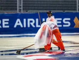 Singapore Grand Prix start delayed due to heavy downpour