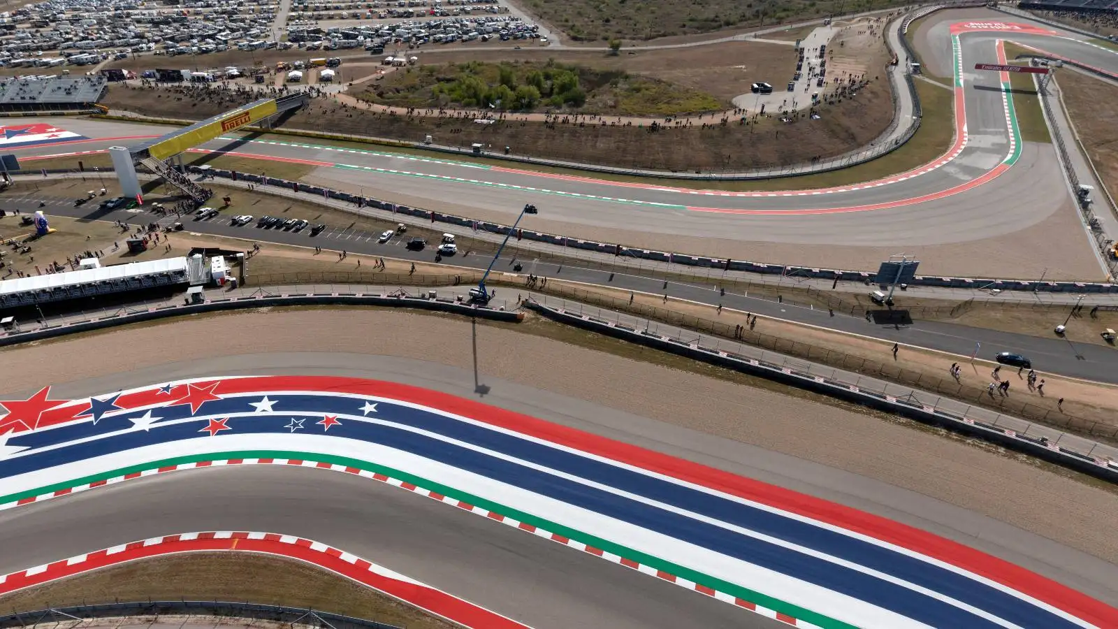 Circuit of The Americas from above. United States, November 2019.