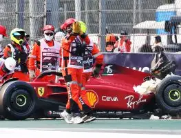 Charles Leclerc isn’t worried he’ll need new engine parts following FP2 crash