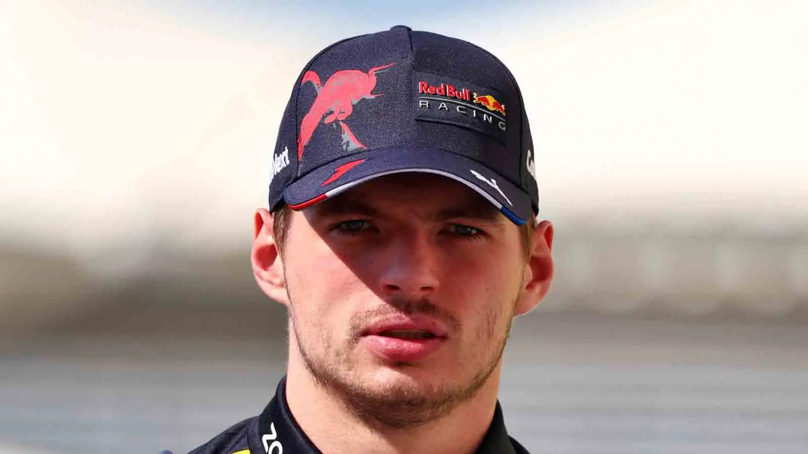 Max Verstappen arrives in the paddock. Abu Dhabi November 2022.
