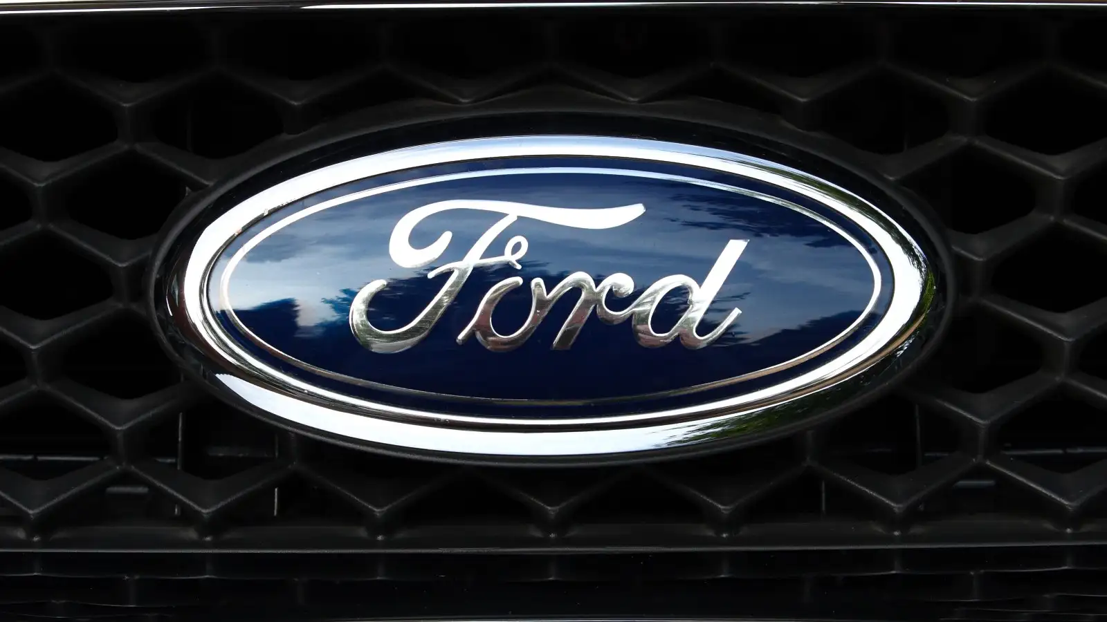 The Ford badge. 2008.