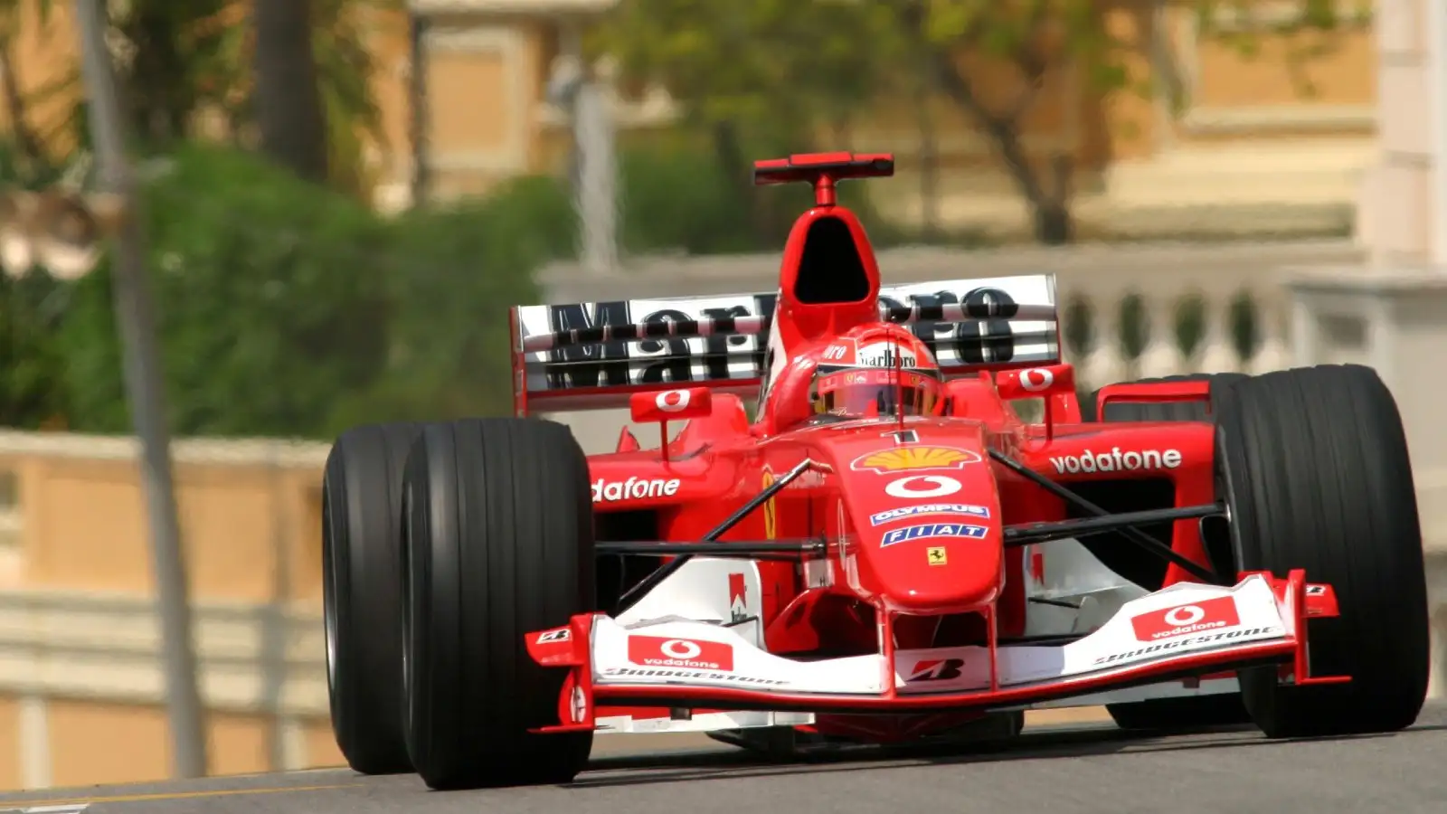 Michael Schumacher at Monaco. Monaco, May 2003.