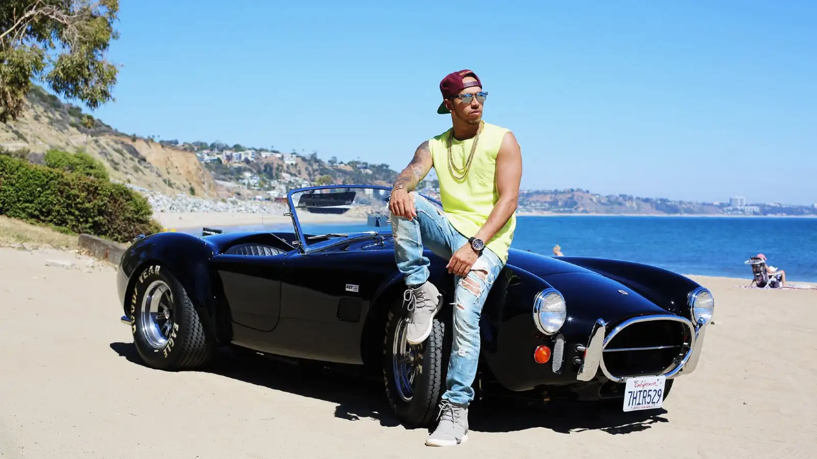 Lewis Hamilton's Shelby Cobra from his car collection