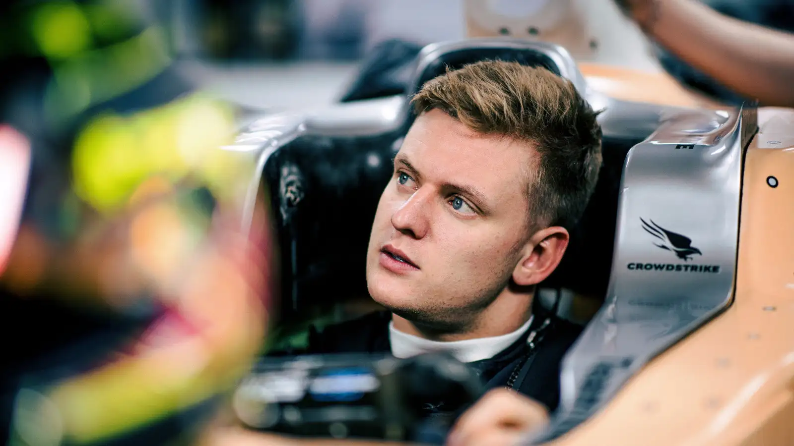 Mick Schumacher Mercedes seat fitting. Photo courtesy of Mercedes