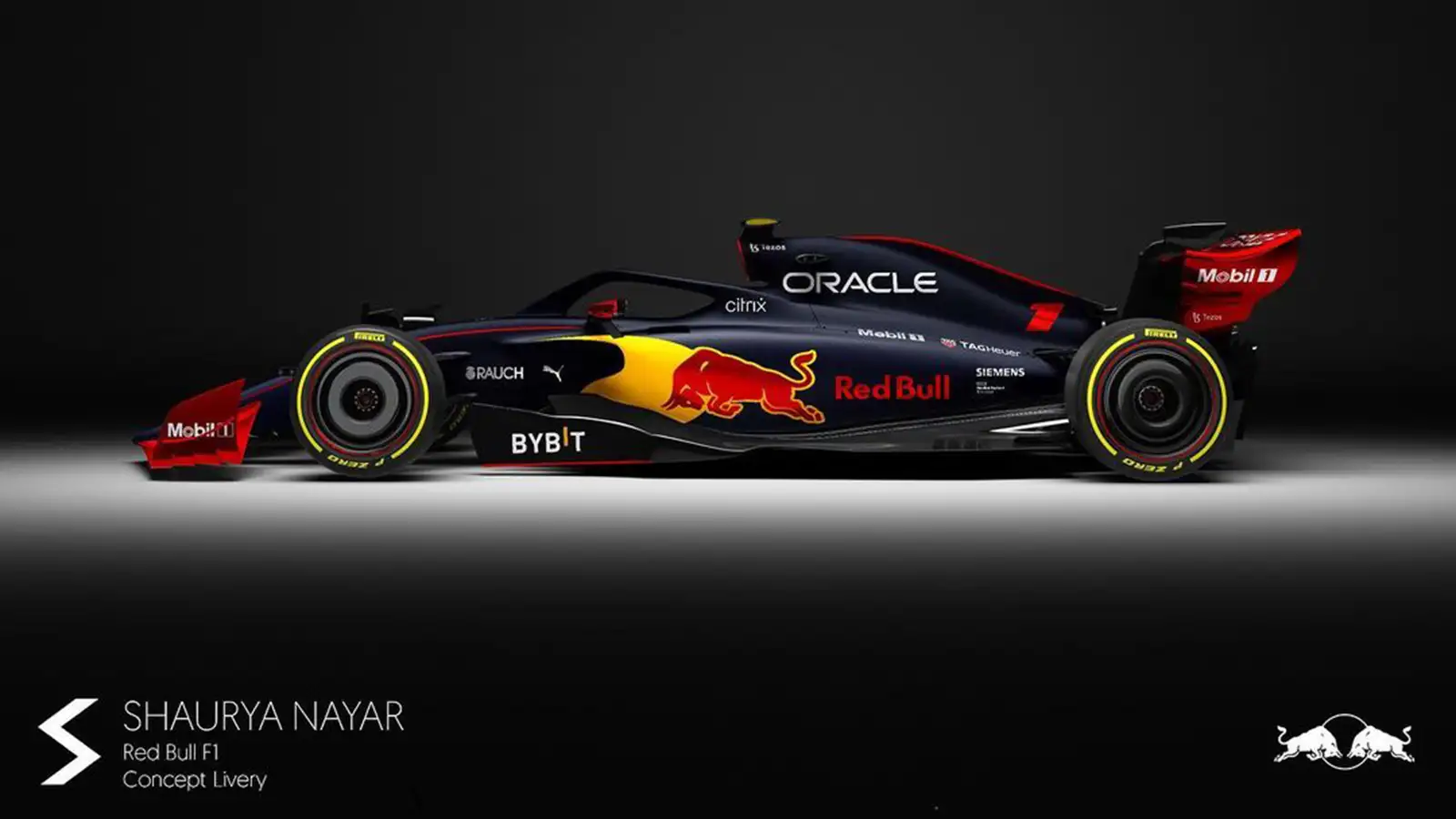 Red Bull RB19 concept livery. February 2023.