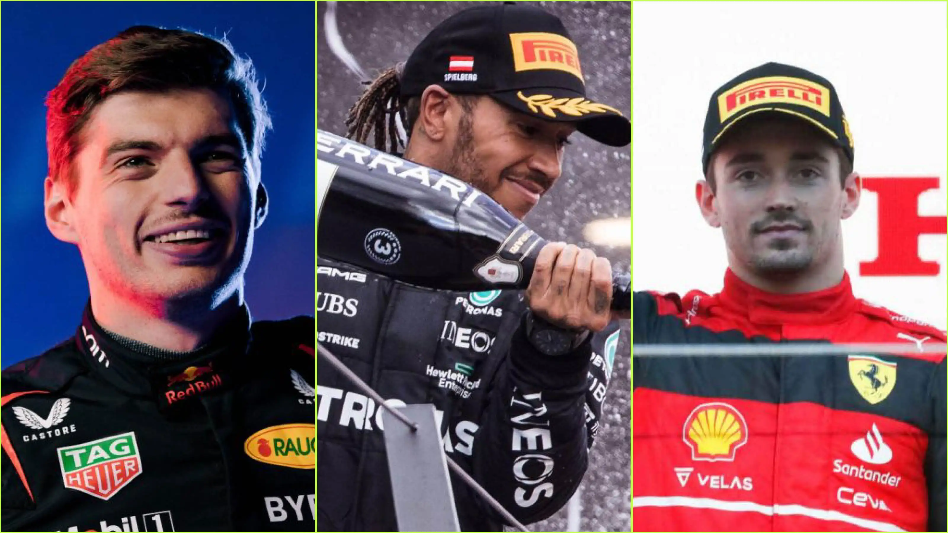 Max Verstappen, Lewis Hamilton and Charles Leclerc: Max Verstappen, Lewis Hamilton and Charles Leclerc: Amongst highest paid drivers