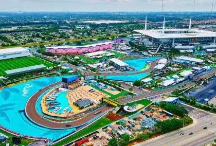 The Miami Grand Prix circuit