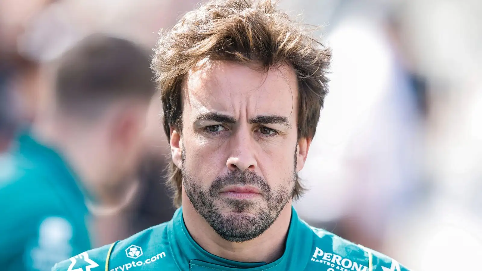 Fernando Alonso, Aston Martin, in Bahrain. February 2023.