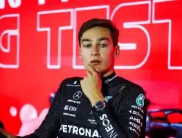 George Russell admits chances of a Mercedes win at Bahrain ‘a bit of a stretch’