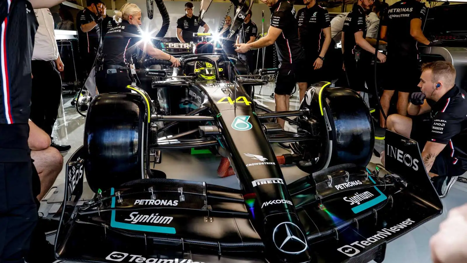 Mercedes offers a first look at their 2023 F1 car, the W14 : PlanetF1